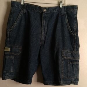 Men's Denim Cargo Shorts